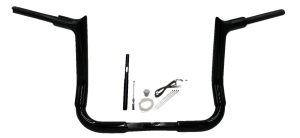 1-1/2(r) Ez Install Pointed Top Handlebar Kit Black, 1, nordicamoto.ro