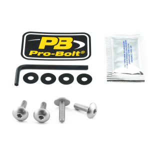 Screen Bolt Aluminium Silver