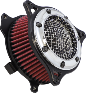 Rpt Air Cleaner Kit Black, Silver