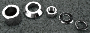 Axle Spacer/nut Kit Silver, 2, nordicamoto.ro