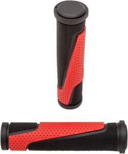 807 Double Density Open End Grips Black, Red, 3, nordicamoto.ro