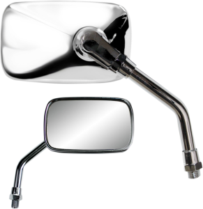 Mini Rectangular Mirror Silver, 1, nordicamoto.ro