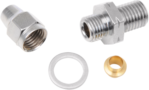 Universal Brake Line Banjo Bolt/fitting Chrome, 2, nordicamoto.ro