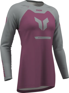 Womens Ridemode Menace Jersey Gray, Purple 