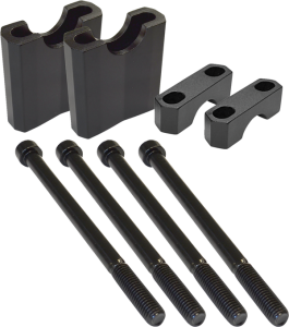 Universal 7/8(r) Bar Risers Black