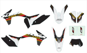 Kit stickere KTM Six Days Germany EXC 12-13