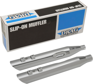 Slashdown Slip-on Mufflers Black, 1, nordicamoto.ro