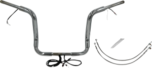 Plug & Play Ez Install 1-1/2(r) Round Top Handlebar Kit Silver, 3, nordicamoto.ro