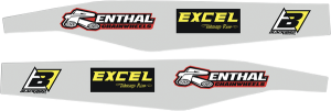 Swingarm Stickers Multi, 1, nordicamoto.ro
