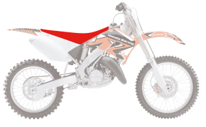 Pyramid Seat Cover Red