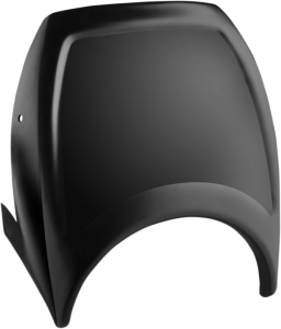 Front Number Plate Mask Black, 3, nordicamoto.ro