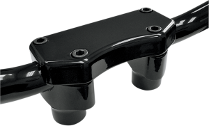 Handlebar Riser & Top Clamp Kit Black