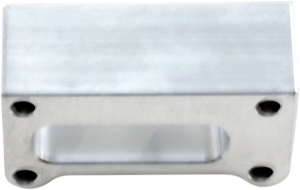 Oil Filler Spout Spacer Block Polished, 2, nordicamoto.ro