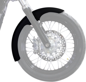 Hugger Front Fender With Mounting Blocks For Softail/dyna Black, 3, nordicamoto.ro