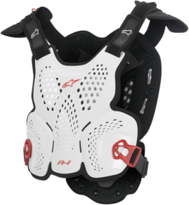 Armura Alpinestars A-1 Roost White/Black/Red