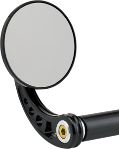 Bar End Mirror Anodized Black, 2, nordicamoto.ro