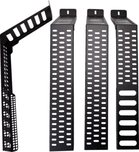 Universal Upper Deck System Brackets Black, 1, nordicamoto.ro