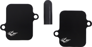 Engine Block Off Plates Black