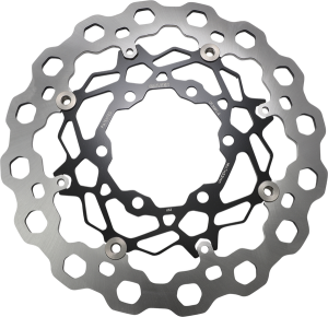 Cubiq Brake Rotor Black, Silver, 1, nordicamoto.ro