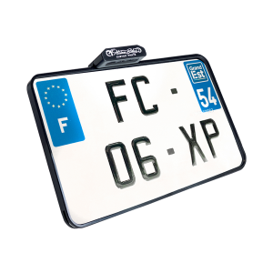 License Plate With Taillight Black