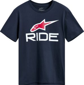 Tricou Alpinestars Ride 4.0 CSF Navy/Red/White