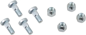 MOOSE RACING Wheel Stud-nut Kit Silver 
