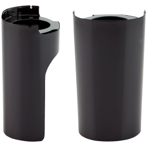 Fork Boot Covers Gloss Black, Powder-coated, 4, nordicamoto.ro