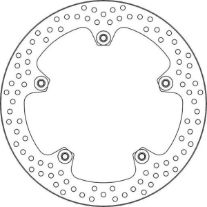 Seria Halo cu rotor flotant, negru, oțel inoxidabil, 1, nordicamoto.ro