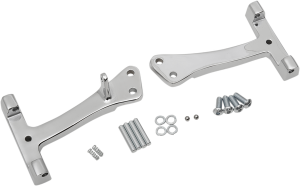 Passenger Floorboard Mount Kit Silver