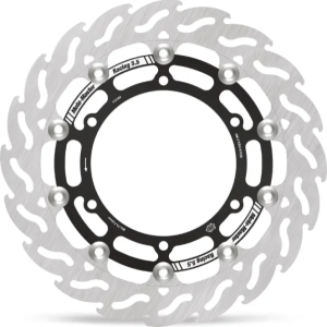 Seria Flame – Rotor Race Black, oțel inoxidabil, nordicamoto.ro