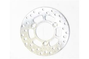 Round D-series Scooter Brake Rotor Silver, Stainless Steel, 1, nordicamoto.ro