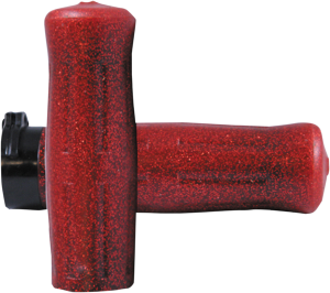Old School Rubber Grips Red, 1, nordicamoto.ro