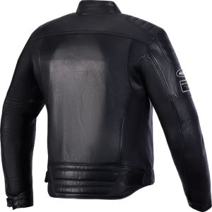 Geacă din piele Revern, negru, 3, nordicamoto.ro