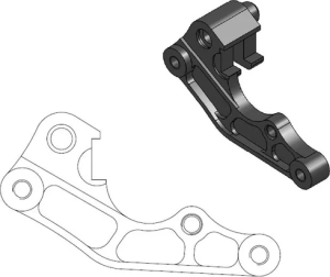 Brake Caliper Adaptor