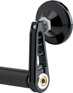 Bar End Mirror Anodized Black, 1, nordicamoto.ro