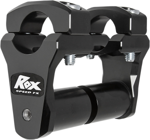 Extended Stem 2(r) Pivoting Handlebar Riser For 1-1/8(r) Handlebars Black, 1, nordicamoto.ro