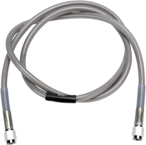 Street Legal Universal Brake Lines Silver, Clear-coated, 1, nordicamoto.ro