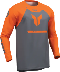 Ridemode Menace Jersey Gray, Orange 