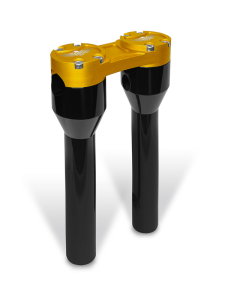 Clubstyle Straight Riser Black, Gold, 1, nordicamoto.ro