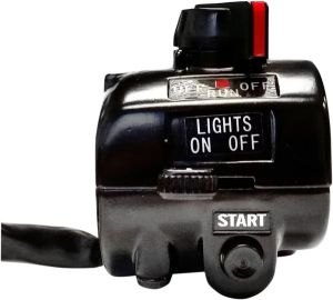 Vintage Style Handlebar Switch Black, Red