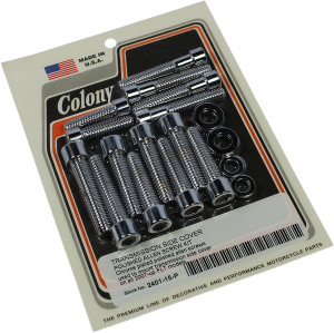 Transmission Side Cover Screw Kit Silver