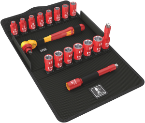 Insulated Ratchet Set Orange, Red
