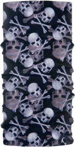Skull Neck Tube Black, Gray, 1, nordicamoto.ro