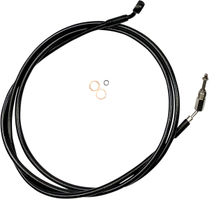 Hydraulic Clutch Line Black Coated With Black Fittings