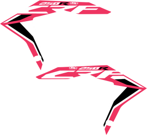 Replacement Oem Tank/shroud Graphics Red, 2, nordicamoto.ro