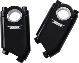 Angled Handlebar Risers Black, 3, nordicamoto.ro