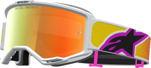 Vision 5 Drag Goggle White, Red, Orange, nordicamoto.ro
