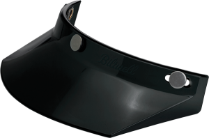 3-snap Moto Helmet Visor Black ONE SIZE, 2, nordicamoto.ro