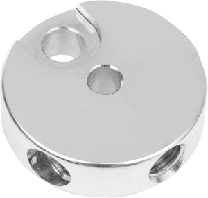 Chrome Steel Front Brake Junction Chrome, 1, nordicamoto.ro