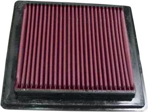 High-flow Air Filter Black, Red
